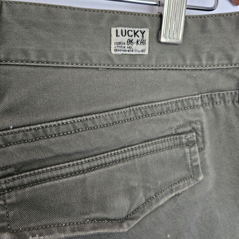 The Lucky Brand Olive Green Cargo Shorts Womens 6/28 - Picture 8 of 14